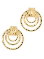 MOODE Kolczyki-wkrętki "Philomena" rozmiar: onesize. Żółte kolczyki damskie MOODE, ze stali. Za 101.94 zł.