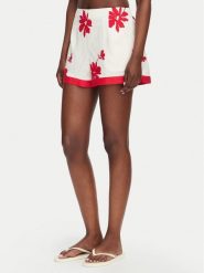 Seafolly Szorty materiałowe Mayflower 55738-SH Écru Regular Fit. Białe szorty damskie Seafolly, bez wzorów, z materiału. Za 303.99 zł.