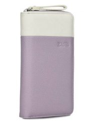 Zwei Portfel w kolorze biało-fioletowym - 11 x 20 x 3 cm rozmiar: onesize. Białe portfele damskie Zwei, bez wzorów, z materiału. Za 136.13 zł.