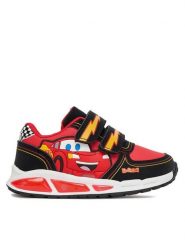 Cars Sneakersy CEO-CP66-AW25-302DPC Czerwony. Czerwone buty sportowe chłopięce Cars, ze skóry, bez zapięcia. Za 129.99 zł.