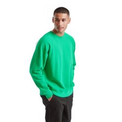 Bluza Fruit Of The Loom Classic Raglan Adult Green Kelly. Białe bluzy damskie Fruit of the Loom, s, bez wzorów, z bawełny, bez kaptura. Za 152.99 zł.
