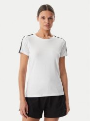 EA7 Emporio Armani T-Shirt 7W001490 AF10373 U0002 Biały Regular Fit. Białe t-shirty damskie EA7 Emporio Armani, s, bez wzorów, z bawełny, bez kołnierzyka. Za 329.99 zł.