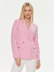 ViCOLO Marynarka TB0080 Różowy Regular Fit. Czerwone marynarki i żakiety damskie ViCOLO, m, bez wzorów, z syntetyku. Za 399.99 zł.