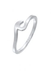 Elli Damskie fale Basic Trend w srebrze 925 Sterling Silver Pierścionki 1 ct. Szare pierścionki damskie Elli, srebrne. Za 188.99 zł.