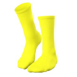 Sportowe skarpety rowerowe - neon żółty. Żółte obuwie sportowe casual damskie C-LAB, bez wzorów. Za 75.00 zł.
