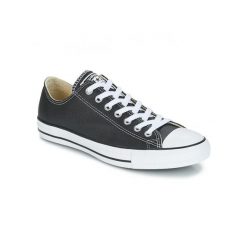 Buty na co dzień trampki unisex CONVERSE ALL STAR niskie skóra. Czarne trampki damskie Converse, bez wzorów, ze skóry, bez zapięcia. Za 265.99 zł.