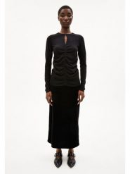 Armedangels Sweter "Laleaa Festive" w kolorze czarnym rozmiar: XS. Czarne swetry klasyczne damskie ARMEDANGELS, xs, z bawełny, bez kołnierzyka. Za 200.13 zł.