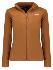 Geographical Norway Kurtka polarowa "Tug" w kolorze jasnobrązowym rozmiar: M. Brązowe kurtki damskie Geographical Norway, m, bez wzorów, z materiału, bez kaptura. Za 122.38 zł.