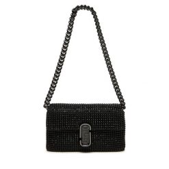 Torebka Marc Jacobs. Czarne torebki wieczorowe damskie Marc Jacobs, bez wzorów, bez dodatków. Za 2,179.00 zł.