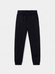 Mayoral Spodnie dresowe 744 Czarny Regular Fit. Czarne spodnie dresowe chłopięce Mayoral, z bawełny. Za 69.99 zł.