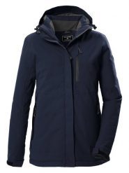 Killtec Kurtka funkcyjna "KOW 219" w kolorze granatowym rozmiar: 40. Niebieskie kurtki sportowe damskie Killtec, bez wzorów, bez kaptura. Za 295.95 zł.