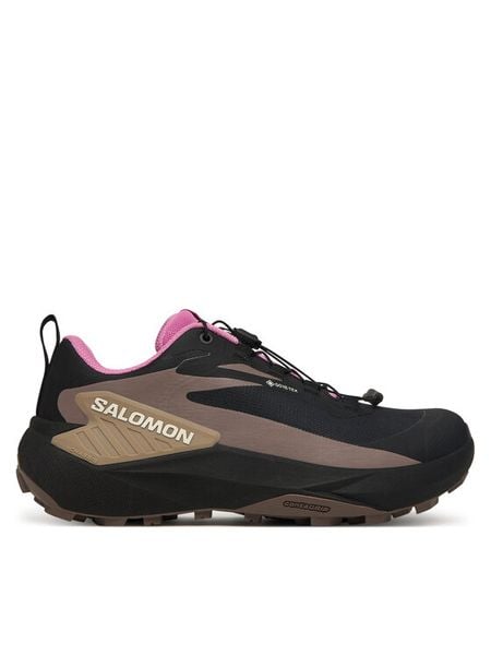 Salomon Buty do biegania Genesis Gore-Tex L47862900 Czarny. Czarne obuwie sportowe damskie Salomon, z gore-texu, bez zapięcia, do biegania. Za 749.99 zł.