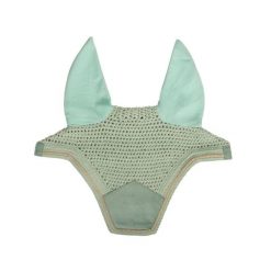 Czapka przeciwmuchowa dla konia z weluru Kentucky Horsewear Wellington. Zielone czapki damskie KENTUCKY HORSEWEAR, bez wzorów, z materiału. Za 342.50 zł.
