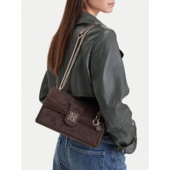 Torebka Nine West. Brązowe torebki wieczorowe damskie Nine West, bez wzorów, bez dodatków. Za 329.99 zł.