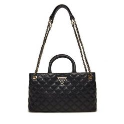 Torebka Guess. Czarne torebki klasyczne damskie Guess, bez dodatków. Za 399.99 zł.