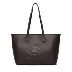Torebka Beverly Hills Polo Club. Brązowe shopper bag Beverly Hills Polo Club, bez dodatków. Za 229.99 zł.
