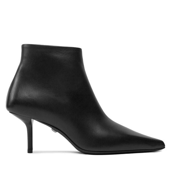 Botki Max Mara. Czarne botki damskie Max Mara, bez obcasa, na szpilce, bez zapięcia. Za 3,199.00 zł.