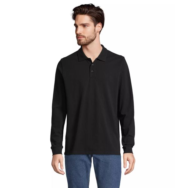 Koszulka polo z długim rękawem Sol's Prime. Czarne koszulki damskie SOL'S, s, bez wzorów, bez kołnierzyka, bez ramiączek. Za 134.00 zł.