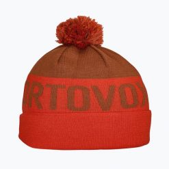 Czapka zimowa ORTOVOX Bobble Knit. Brązowe czapki damskie ORTOVOX, na zimę, bez wzorów. Za 189.99 zł.
