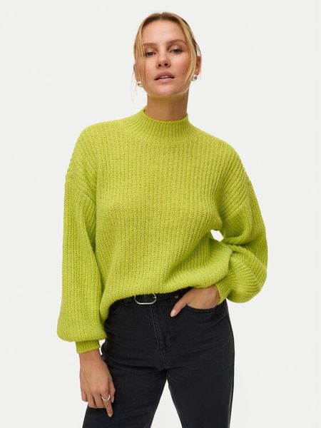 Vero Moda Sweter Ellie 10346753 Żółty Oversize. Żółte swetry klasyczne damskie Vero Moda, xl, z syntetyku, bez kołnierzyka. Za 319.99 zł.