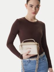 Guess Torebka J6RZ03 WH8M0 Écru. Białe torebki klasyczne damskie Guess, ze skóry, bez dodatków. Za 269.99 zł.