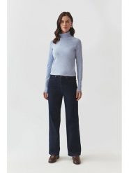 TATUUM Golf w kolorze błękitnym rozmiar: XS. Niebieskie golfy damskie TATUUM, xs, bez wzorów, ze splotem, bez ramiączek. Za 76.45 zł.