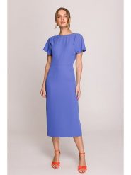 Stylove Sukienka w kolorze niebieskim rozmiar: L. Niebieskie sukienki damskie Stylove, bez wzorów, bez ramiączek. Za 228.92 zł.