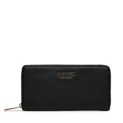 Portfel Nine West. Czarne portfele damskie Nine West, bez wzorów. Za 79.99 zł.