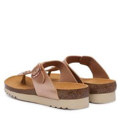 Japonki Scholl. Czerwone klapki damskie Scholl, bez wzorów, bez obcasa, bez zapięcia. Za 289.99 zł.