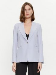 Maryley Marynarka 24EB187/43LV Fioletowy Regular Fit. Fioletowe marynarki i żakiety damskie Maryley, m, bez wzorów, z syntetyku. Za 279.99 zł.