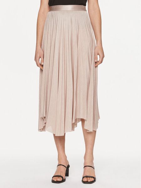 Boss Spódnica plisowana Exala 50512906 Beżowy Regular Fit. Brązowe spódnice damskie Boss, s, bez wzorów, z syntetyku, midi. Za 699.99 zł.