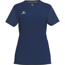 T-shirt Erima T&f Wings Function w kolorze niebieskim. Niebieskie t-shirty damskie Erima, bez wzorów, z materiału, bez kołnierzyka. Za 216.50 zł.