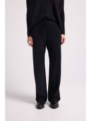 Maison Héritage Cashmere Kaszmirowe spodnie w kolorze czarnym rozmiar: M. Czarne spodnie materiałowe damskie Maison Héritage Cashmere, bez wzorów, z kaszmiru. Za 543.90 zł.