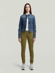 G-Star Bojówki w kolorze khaki rozmiar: W29/L30. Brązowe rurki damskie G-Star, bez wzorów. Za 259.13 zł.