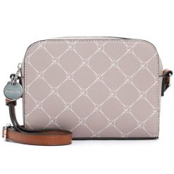 Tamaris Torebka Naramienna TAS Anastasia Torby podróżne 1 ct Brązowy Damski. Brązowe torby podróżne Tamaris, z aplikacjami, ze skóry, małe. Za 177.99 zł.