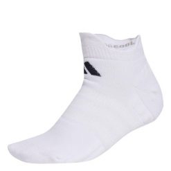 Skarpety Tenisowe Przed Kostkę Z Amortyzacją, 1 Para W Opakowaniu. Białe skarpetki damskie Adidas, bez wzorów. Za 54.95 zł.