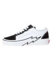 Vans Skórzane sneakersy "Old Skool Bolt" w kolorze czarno-białym rozmiar: 35. Białe obuwie sportowe damskie Vans, bez zapięcia. Za 149.31 zł.