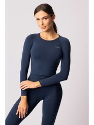 Spaio Koszulka sportowa "Adapt" w kolorze niebieskim rozmiar: M. Niebieskie koszulki sportowe damskie Spaio, m, bez wzorów, z materiału, bez ramiączek, outdoorowe. Za 172.49 zł.