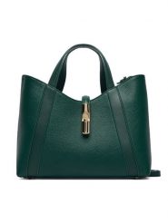 Furla Torebka Goccia Shopper Bag S WB01789 BX3353 KH 4282S Zielony. Zielone shopper bag Furla, bez wzorów, ze skóry, bez dodatków. Za 1,369.00 zł.