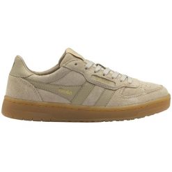 Sneakersy damskie Gola Hawk Suede 86. Brązowe obuwie sportowe damskie Gola, z materiału, bez zapięcia, trekkingowe. Za 427.50 zł.