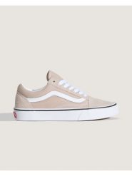 Vans Skórzane sneakersy "Old Skool" w kolorze beżowym rozmiar: 42,5. Brązowe obuwie sportowe damskie Vans, bez zapięcia. Za 197.17 zł.