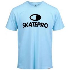 Odzież T-shirts unisex SkatePro Koszulka - 10-12 - Sky Blue. Niebieskia koszulki damskie SKATEPRO, bez wzorów, z materiału, bez kołnierzyka, bez ramiączek. Za 119.99 zł.