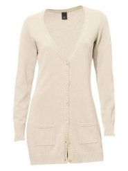 Heine Kardigan w kolorze beżowym rozmiar: 42. Brązowe kardigany damskie Heine, bez wzorów, z bawełny. Za 56.99 zł.