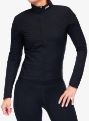 Kurtka rowerowa damska POC Thermal Splash Jacket. Czarne kurtki damskie POC, na zimę, l, bez wzorów, z włókna, bez kaptura. Za 929.45 zł.