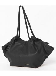 Lia Biassoni Skórzany shopper bag "Conza" w kolorze czarnym - 60 x 33 x 15 cm rozmiar: onesize. Czarne shopper bag Lia Biassoni, bez wzorów, z materiału, na ramię, bez dodatków. Za 347.99 zł.