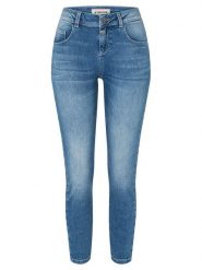 Timezone Dżinsy "Florence" - Skinny fit - w kolorze niebieskim rozmiar: W28/L28. Niebieskie jeansy damskie Timezone. Za 92.86 zł.