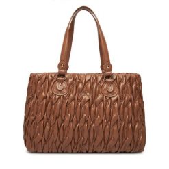 Torebka Liu Jo. Brązowe shopper bag Liu Jo, bez wzorów, bez dodatków. Za 579.99 zł.