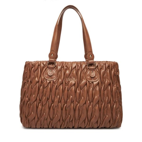 Torebka Liu Jo. Brązowe shopper bag Liu Jo, bez wzorów, bez dodatków. Za 719.99 zł.