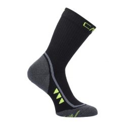 Skarpety trekkingowe średnie CMP Supersoft 50. Czarne skarpetki damskie CMP, bez wzorów, z bawełny. Za 42.89 zł.