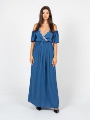 Liu Jo Sukienka "Maxi" | JF1024 T3093 | Kobieta | Niebieski. Niebieskie sukienki damskie Liu Jo, bez wzorów, z elastanu, eleganckie, bez ramiączek. W wyprzedaży za 459.00 zł.